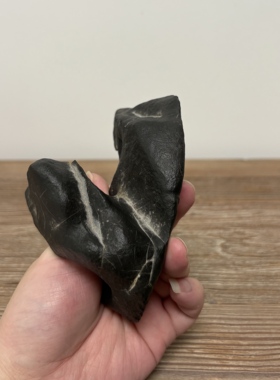 天然太湖石原石摆件 动物象形石海狮 文房笔搁 书桌茶桌石头摆件