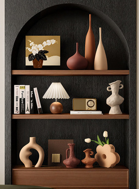 HANICE中式复古高级家居书架摆件
