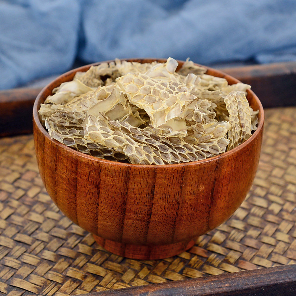 静萱蛇蜕100g克中药材散装龙衣蛇皮壳蛇退长虫皮蛇壳皮可磨蛇蜕粉