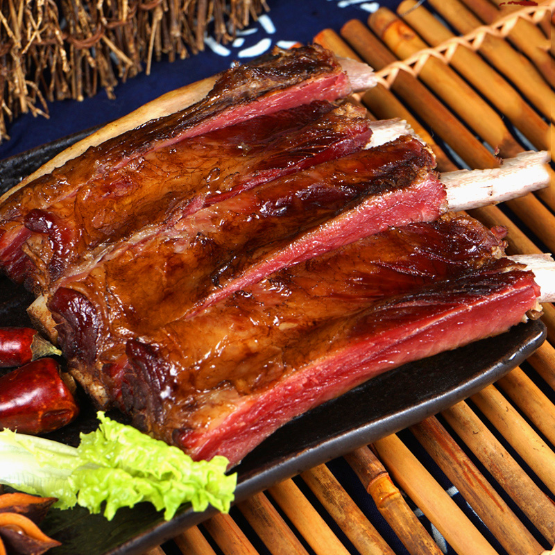 蜀川郎腊排骨500g咸猪排骨四川特产农家自制烟熏腊肉风干排骨腊味