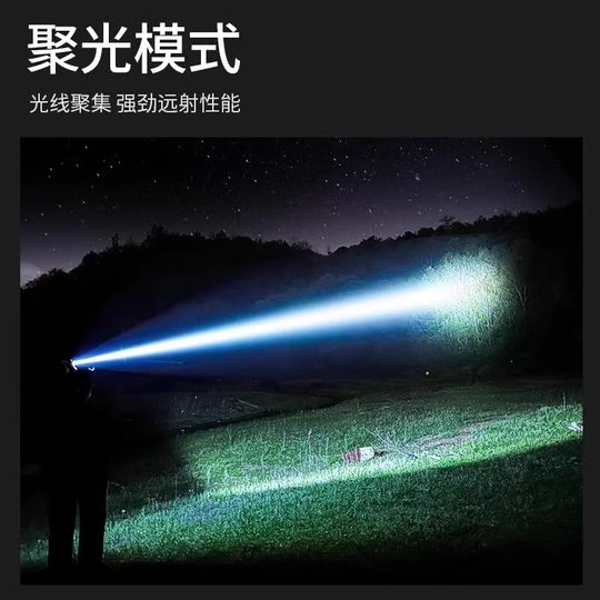 Mini explosive and powerful long-range portable flashlight