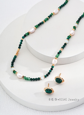 「禧饰」S925纯银珍珠项链长链叠戴轻奢高级感