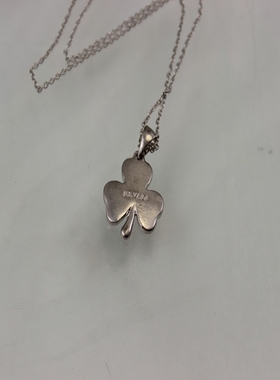 奢华彩釉系列四叶草飞机项链戒指