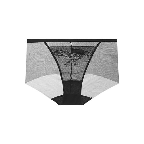 安莉芳专柜新品花卉蕾丝性感透视中腰三角裤女士舒适内裤E200914 - 图0