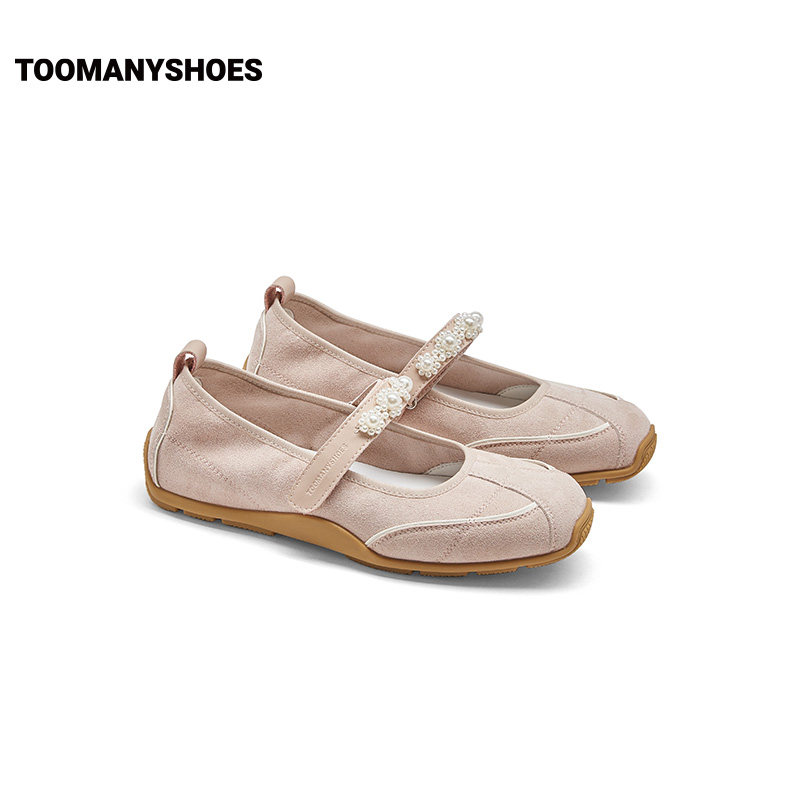 【2件8折】Toomanyshoes女鞋2025新款浪漫奔赴浅口平底玛丽珍单鞋,淘宝优惠券,粉丝福利购,淘宝优惠卷