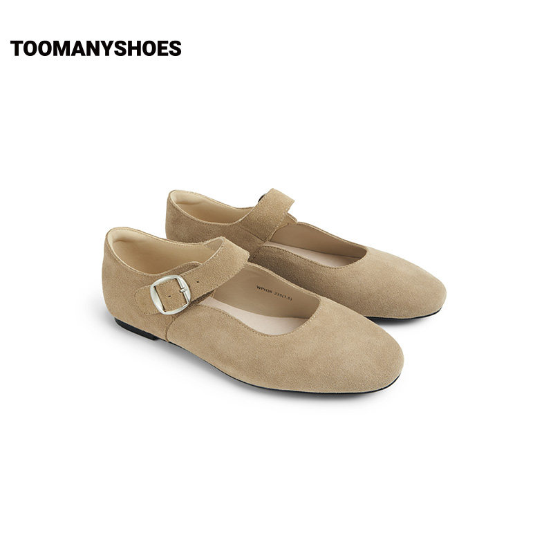 【2件8折】Toomanyshoes女鞋黄油小熊可露丽风优雅浅口平底单鞋,淘宝优惠券,粉丝福利购,淘宝优惠卷
