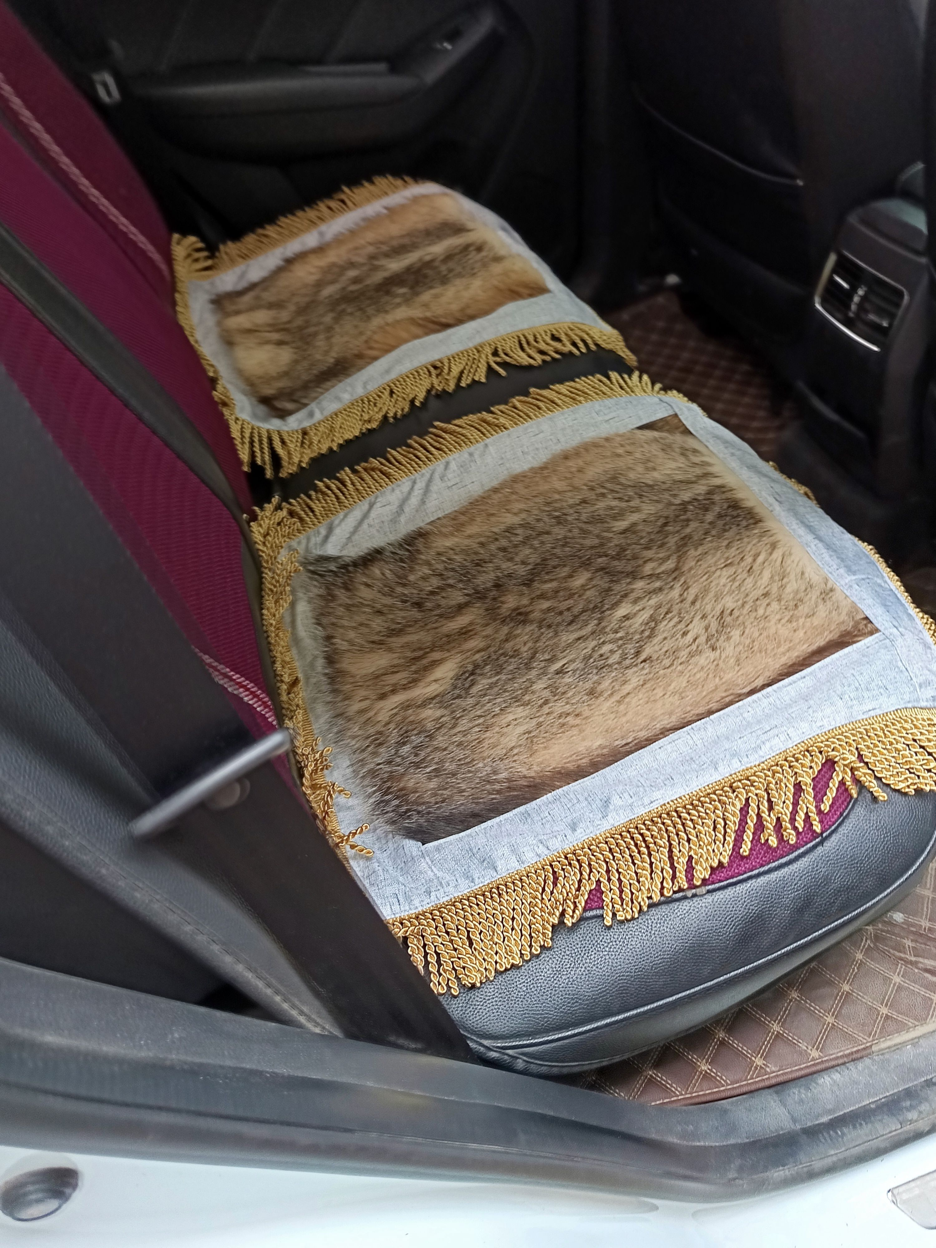 汽车坐垫四季通用天然皮毛真皮坐垫座垫