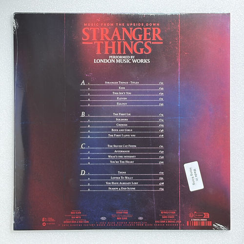 现货正版 Stranger Things 怪奇物语 第四季 原声带 LP黑胶唱片 - 图1