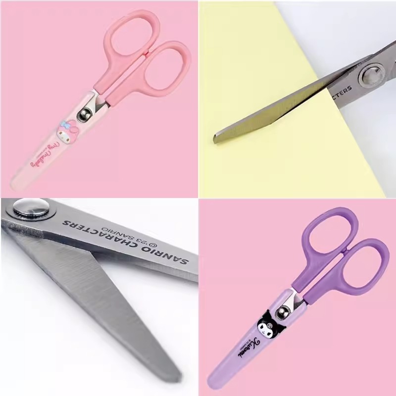 韩国Sanrio美工刀壁纸刻刀小剪刀手工剪子美乐蒂凯蒂猫库洛米卡通,淘宝优惠券,粉丝福利购,淘宝优惠卷