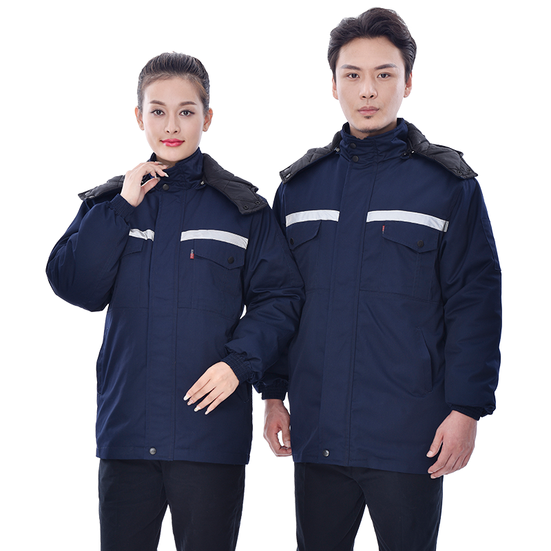 工作服男士冬季劳保定制车间棉服 斯巴俊工装制服