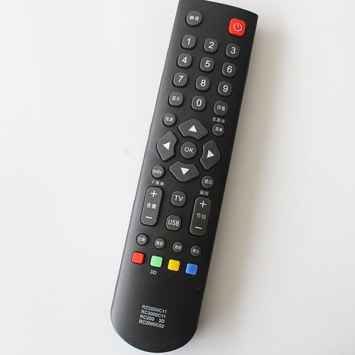 TC王液晶电视机遥控器原装品质RC2000C RC2000C11 RC200 3D - 图1