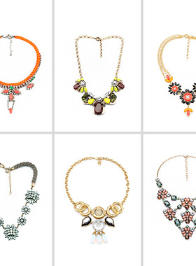 短款吊坠脖子饰品欧美复古文艺