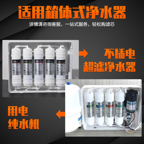 包邮韩式快接一体式RO膜50G/75G/100G 净水器纯水机反渗透膜滤芯 - 图2