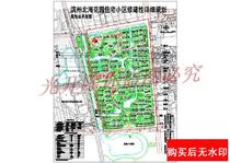 North Sea Garden Residential Community Planning Cad Construction Drawings Cad Drawings