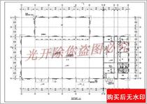 A single layer of a construction drawing of a construction drawing of a construction construction drawing of an auxiliary house steel structure