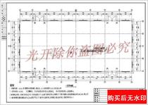 Construction drawings cad drawings of a single-layer lightweight steel construction plant in Beihai City