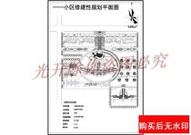 Construction of architectural graphic drawings cad drawings for the construction of sexual planning in the community of a certain area in China