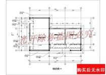 Single-layer brick-and-mortar structure park distribution room and public toilet construction drawings cad drawings