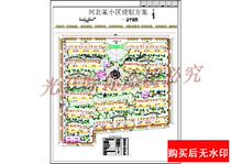 Northern community planning drawings (with technical indicators) cad drawings