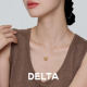 DELTA925 sterling silver pearl necklace women's clavicle chain
