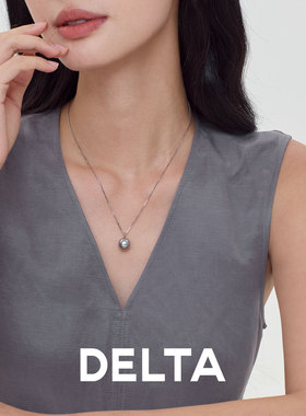 高跟鞋珍珠吊坠项链高级感