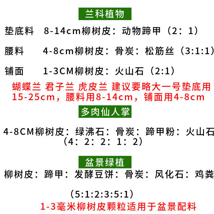 发酵柳树皮腐熟包邮石斛兰蝴蝶兰君子兰花植料多肉生根土覆盖物 - 图2