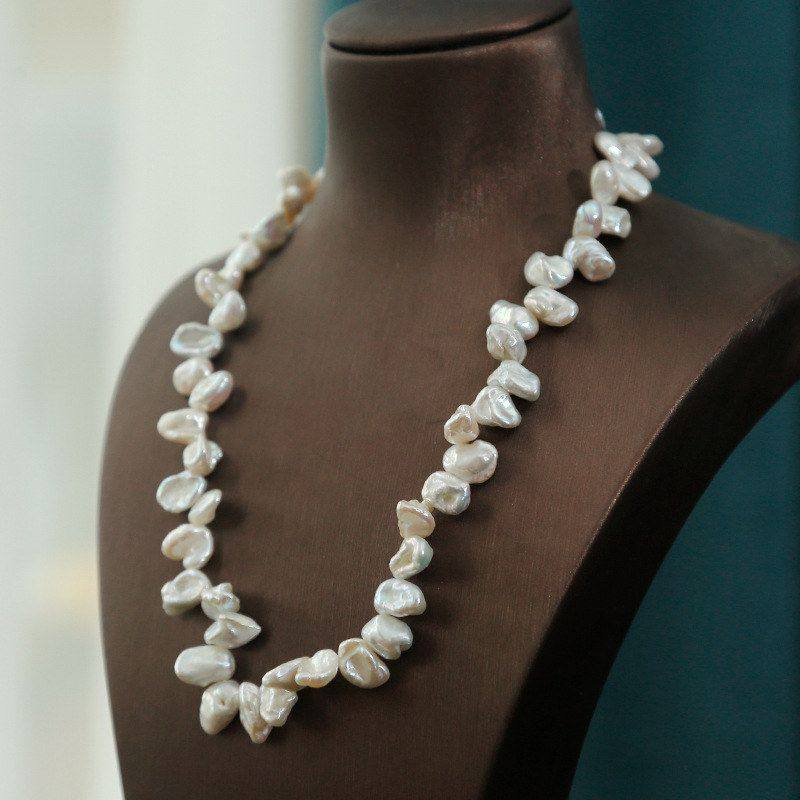 14K包金保色淡水异形珍珠项链碎银子款时尚项链锁骨链手链批发,淘宝优惠券,粉丝福利购,淘宝优惠卷