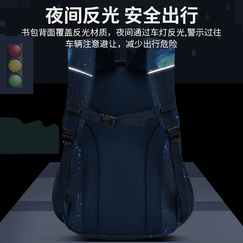 Школьный рюкзак для школьников, сверхлегкое звездное небо со сниженной нагрузкой, новая коллекция, защита позвоночника