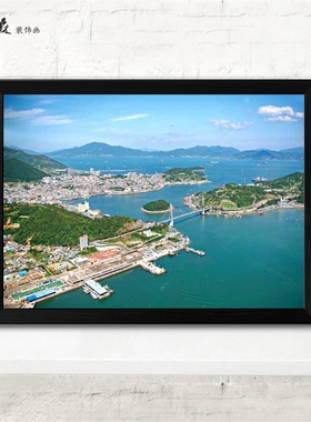 主题餐厅韩国风景装饰画韩国挂画