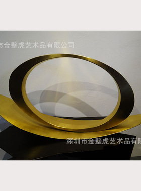 不锈钢镂空花篮摆件 金属透光球形蛋形小品 电镀拉丝不锈钢艺术品