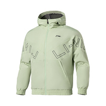 Li Ning wind clothes 22 years Spring new mens casual thick cotton jacket close-up sweatpants AFDS007 AYKS007