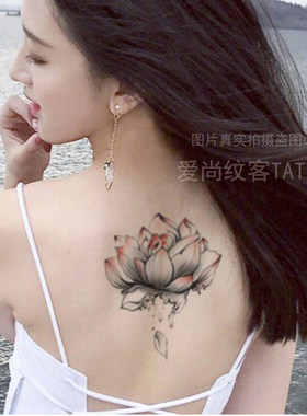 天天特价彩色花朵纹身贴纸防水