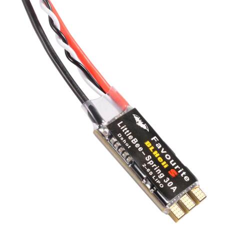 小蜜蜂 Little Bee 30A BLHeli-S 2-6S 迷你FPV穿越机无刷电调 - 图0