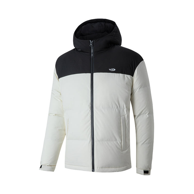 361羽绒服男2025冬季防水防油防污加厚保暖情侣连帽短款羽绒服女