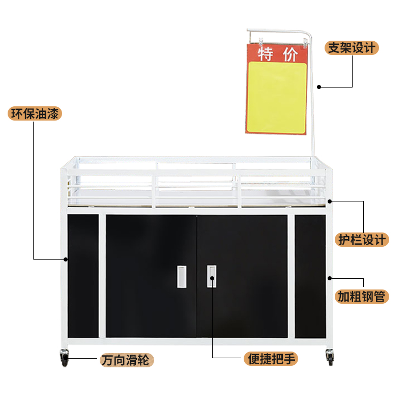 超市促销车甩货车展示架折叠摆摊花车货架特价车夜市小吃车售货车,淘宝优惠券,粉丝福利购,淘宝优惠卷
