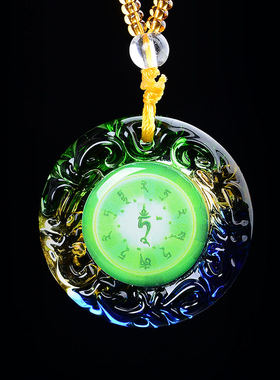 南无阿六字名号吊坠项链