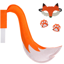 Childrens Festival Greywolf Fox Tail Mask Claw Performance Clothing Props Cartoon Suit Toddler Tales Toys