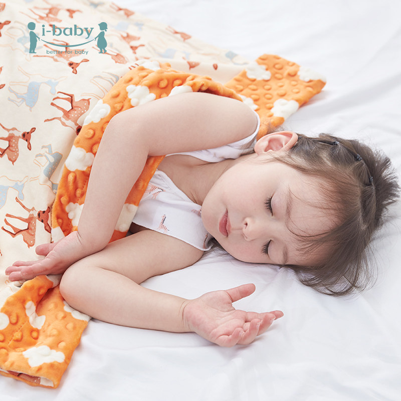 ibaby豆豆毯宝宝婴幼儿安抚毯毛毯 ibaby婴童毛毯/盖毯