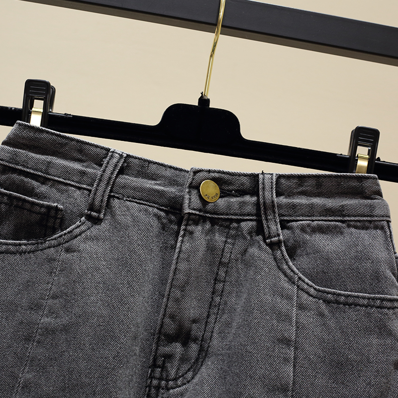 胖MM夏季新款牛仔短裤女2018韩版潮大码破洞