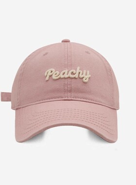 爆款新款peachy字母刺绣棒球帽