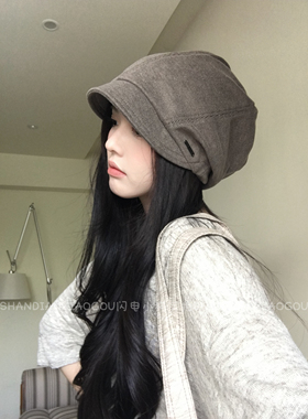 【素颜简约堆堆帽】新款独特剪裁帽檐款百搭显脸小秋季休闲女款