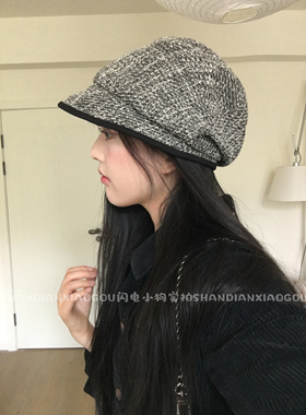 闪电小狗独家定制*小香堆堆帽百搭时尚秋冬小众帽子