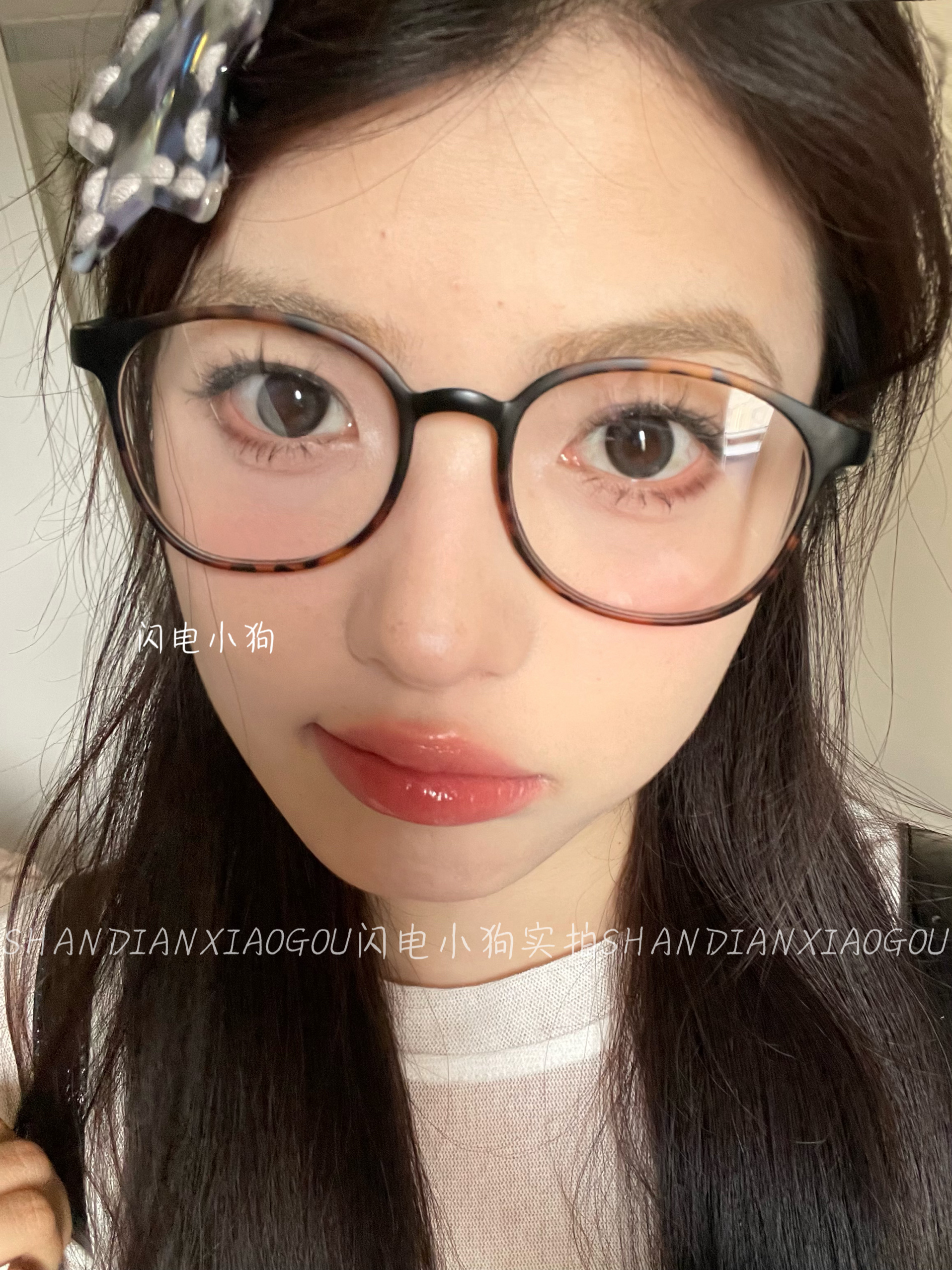 无敌百搭 韩女氛围感 素颜镜框韩版超轻眼镜女复古显脸小神器 - 图0