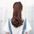 Wig ponytail short hair pear flower long curly hair short strap-type fluffy realistic wig ladies fake ponytail big wave