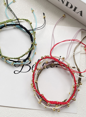 原创女生复古民族风手绳