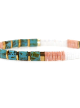 欧美风日本玻璃编织手链