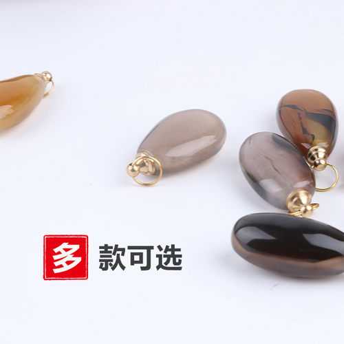 天然玛瑙玉石鼻烟壶多款 毛衣链项链吊坠香水瓶手把件 随型鼻烟壶 - 图0