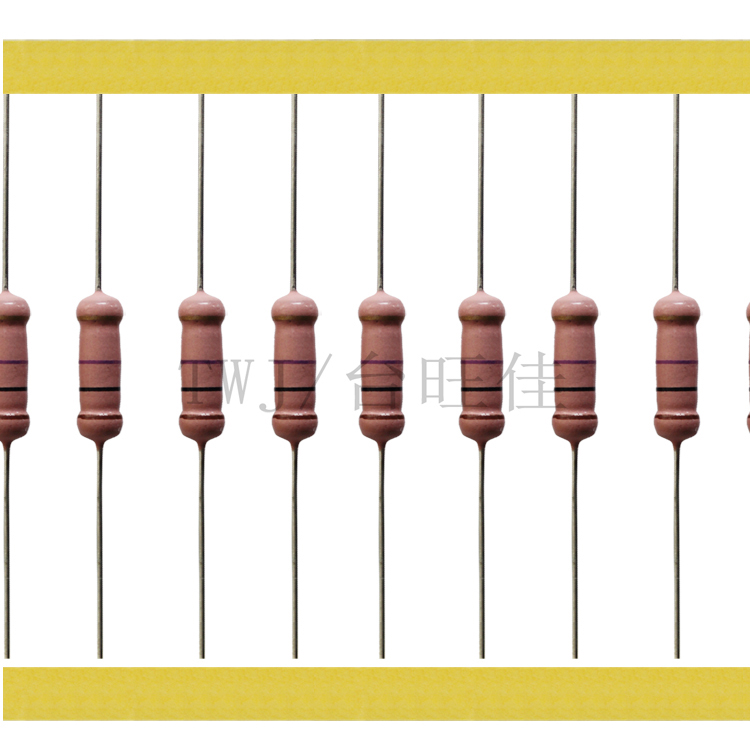 100K1M2M5M10M20M50M12M200M500M色环RI40金属玻璃釉2W高压电阻器 - 图1