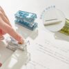 Paper cultural creation transparent mini stapler for students