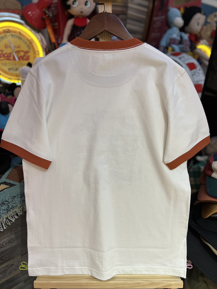 阿美咔叽 美式复古 vintage 炫酷机车风 拼色纯棉重磅男女情侣T恤,淘宝优惠券,粉丝福利购,淘宝优惠卷